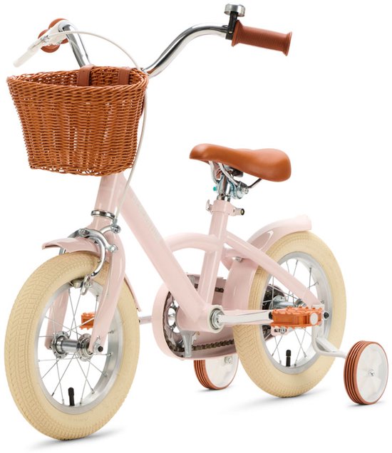 Generation Classic 12 inch Roze - Kinderfiets met Mandje van Generation — afbeelding 2