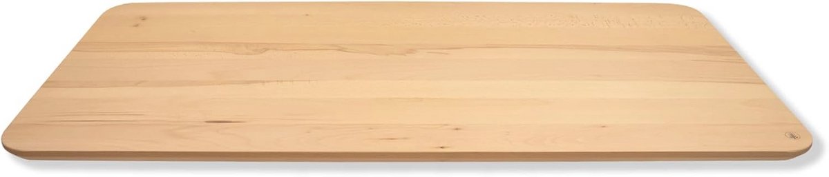 Massief Houten Bureaublad met Zwitserse Rand (120 x 60 cm)