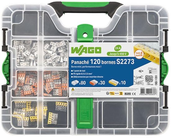 Wago 2773-2401 Steckklemme Durchgangsverbinder max 4 mm² 1-100 Stück zur Auswahl