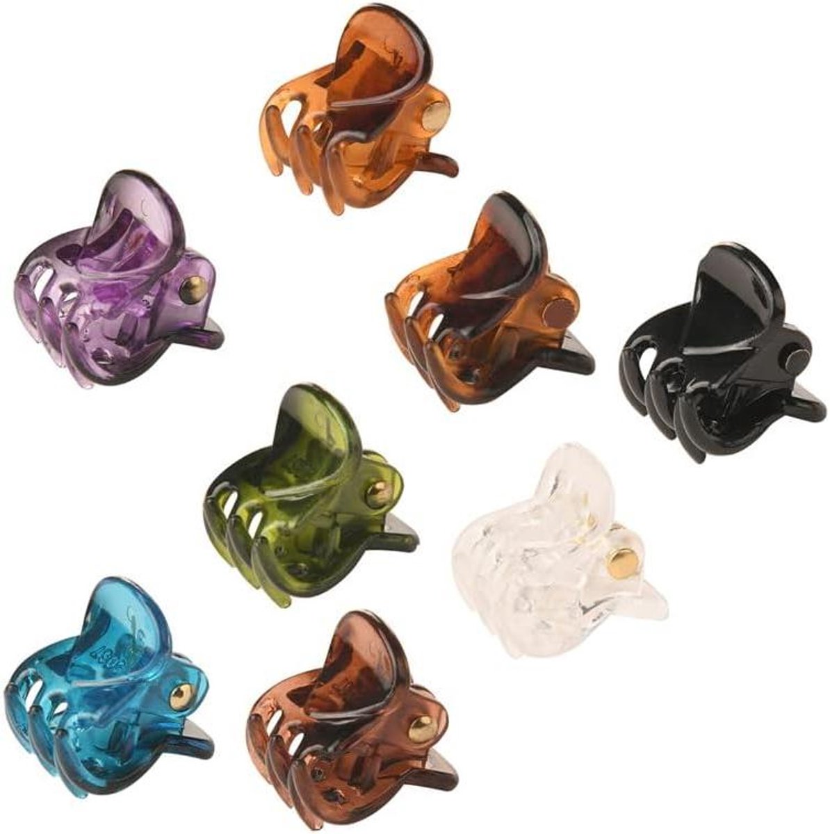 E-Ambar - Mini haargrijper voor meisjes en vrouwen - Haaraccessoire, roze, schattig