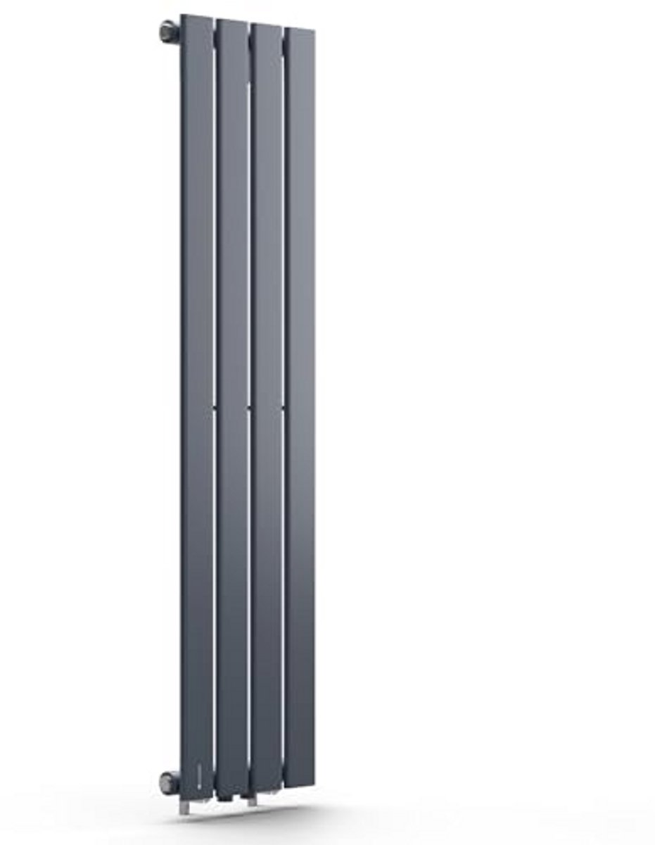 Platte Design Radiator voor Badkamer en Woonkamer - Stille Verticaal Wandradiator, 733 Watt, Warm Water