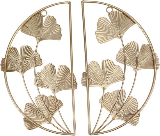 Ginkgo Bladeren van De Mooiste Kunst op canvas, behang en meer