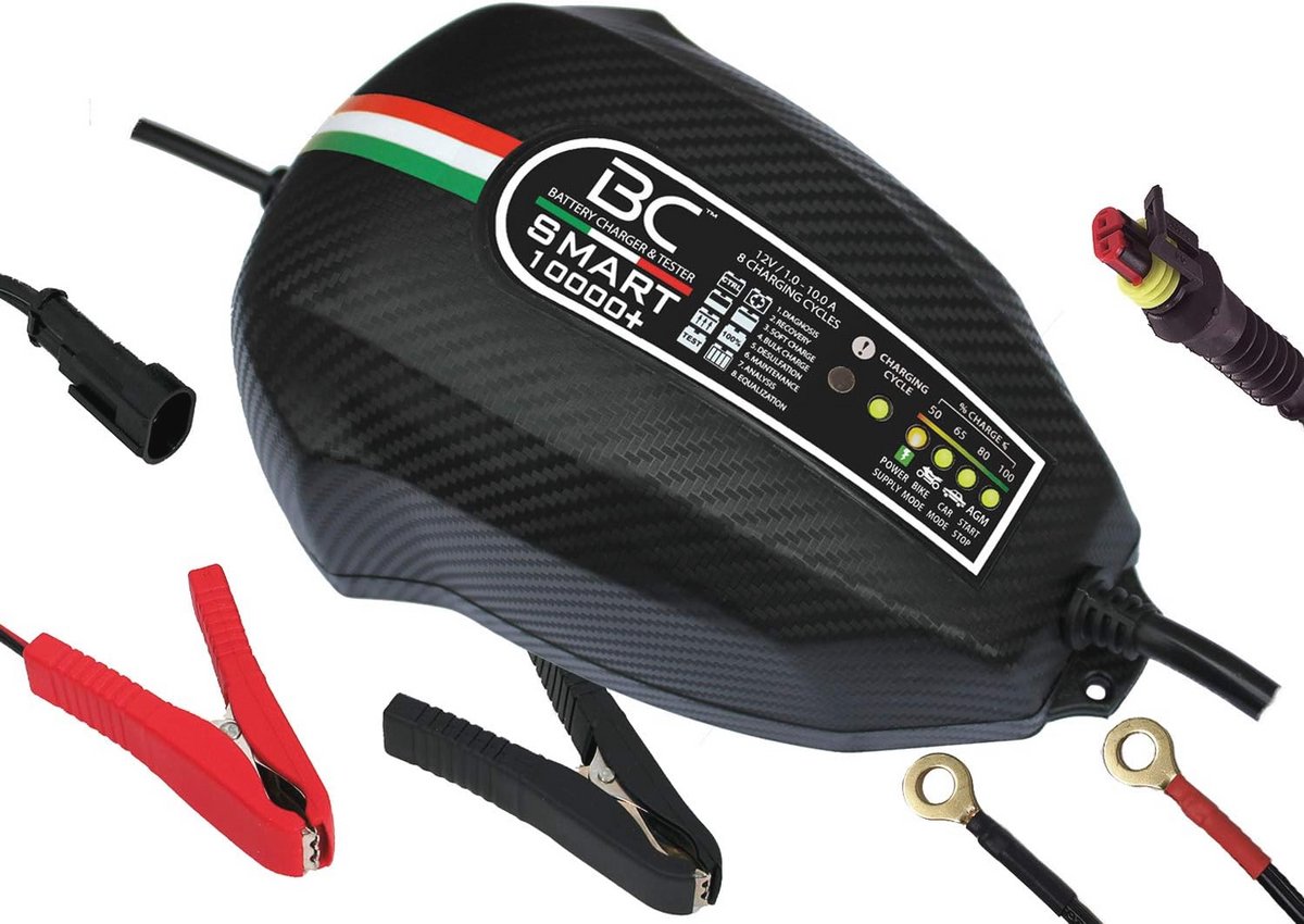Intelligente Acculader en Onderhoudslader voor 12V Lood-zuuraccu's – 10A & 1A