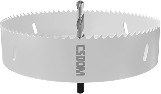 110 Mm Gatenzaag, M42 HSS-gatenzaag, 110 Mm Gatensnijder, Bimetalen HSS Gatenzaag Met Zeskantschacht En Boor Voor Metaal Ijzer Aluminium Hout Gipsplaat Plas