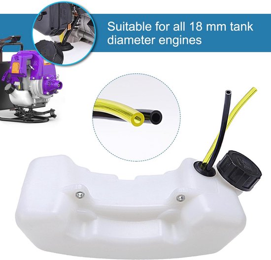 3 sets universele brandstoffilterset, benzineslang, rubberen bosmaaier, filterprimer, brandstoftankpakking voor grasmaaier van Merkloos	 — afbeelding 4