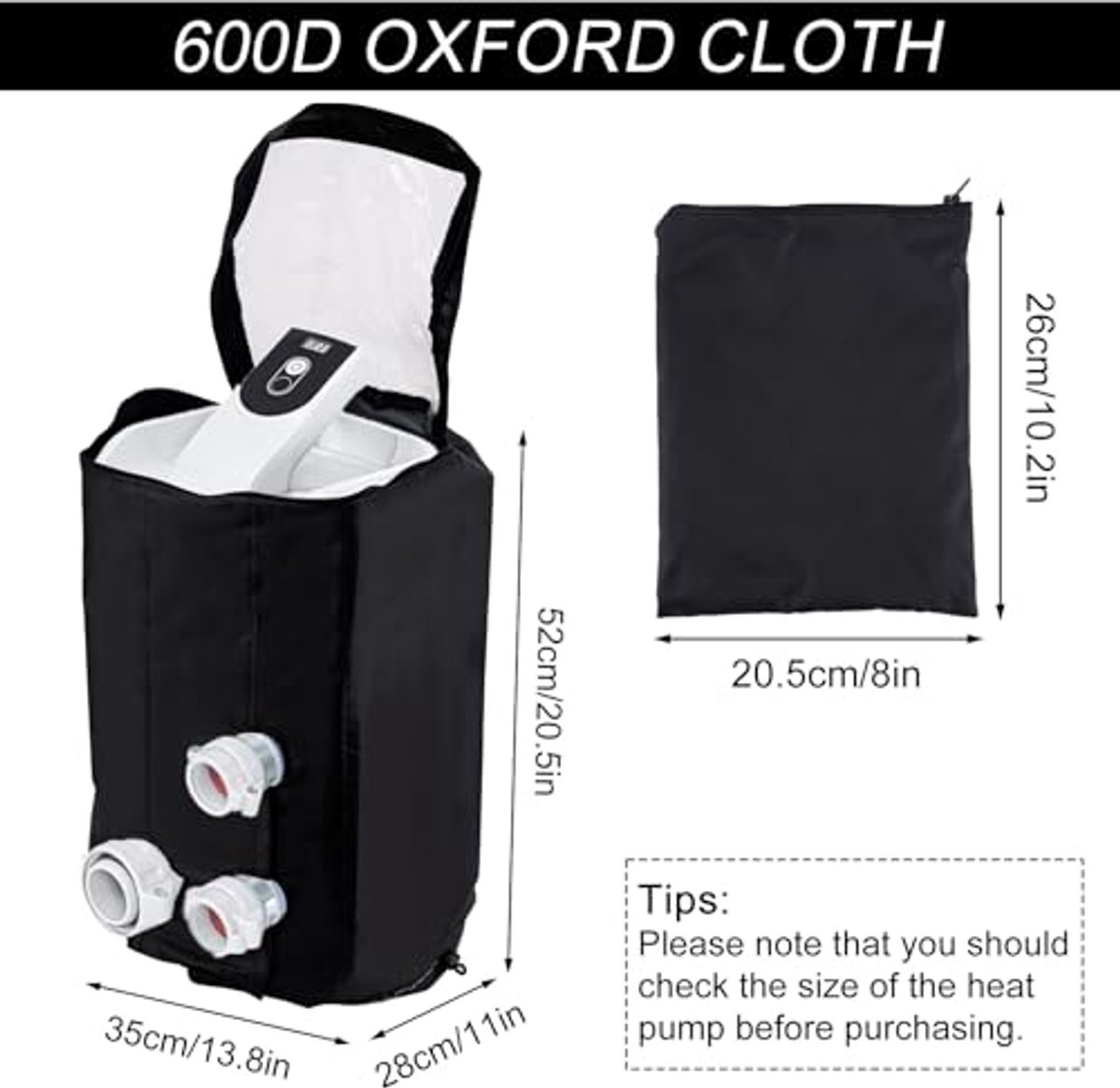 Hottub Verwarmingspomp Afdekking, Waterdichte - afbeelding 2