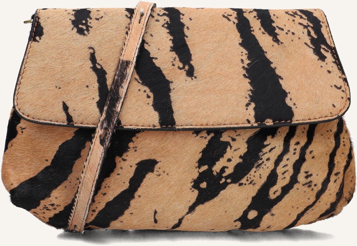 Becksondergaard Tigarea Bonita Flap Bag Schoudertassen Dames - Beige - Maat ONESIZE