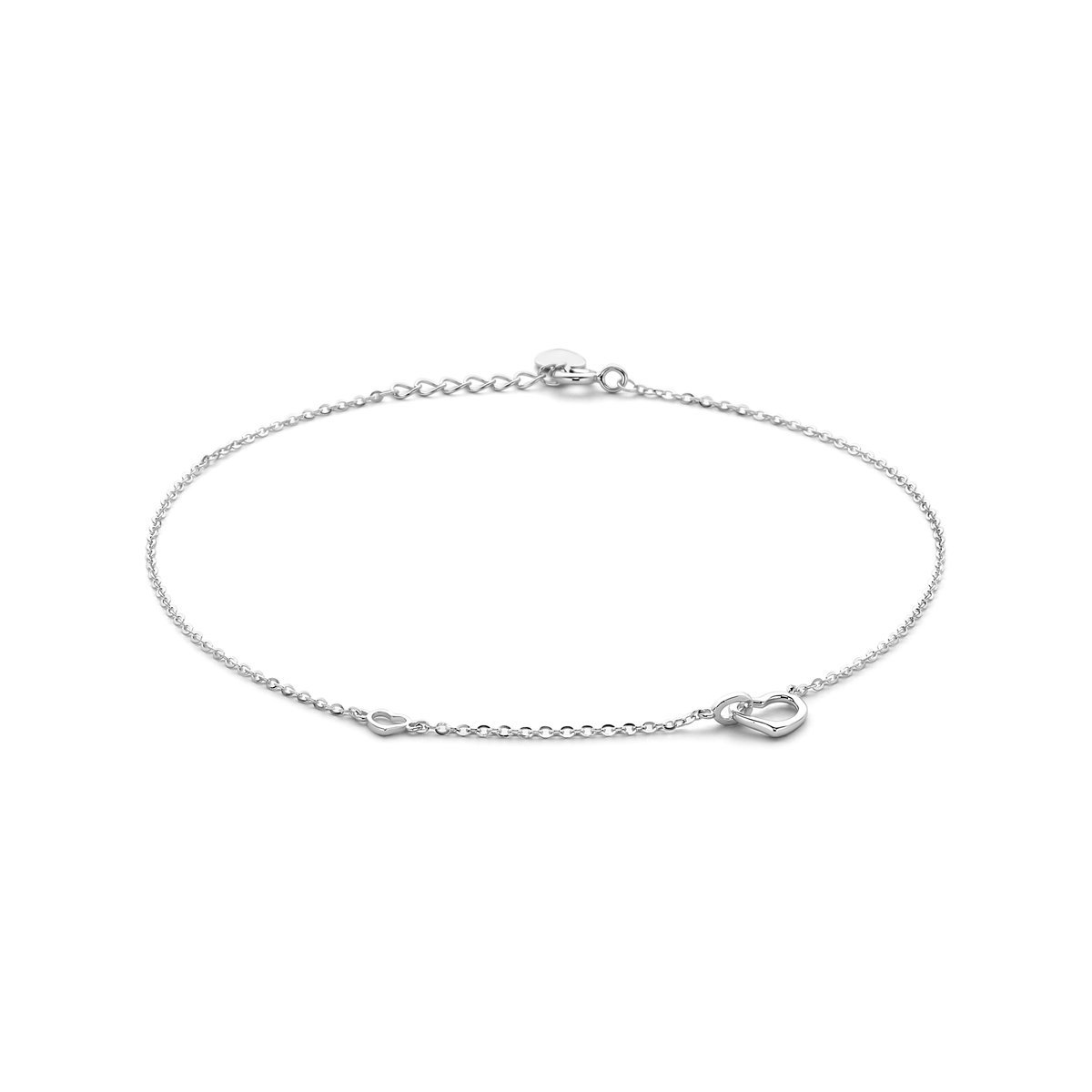 Enkelband hartjes 24 + 2 cm