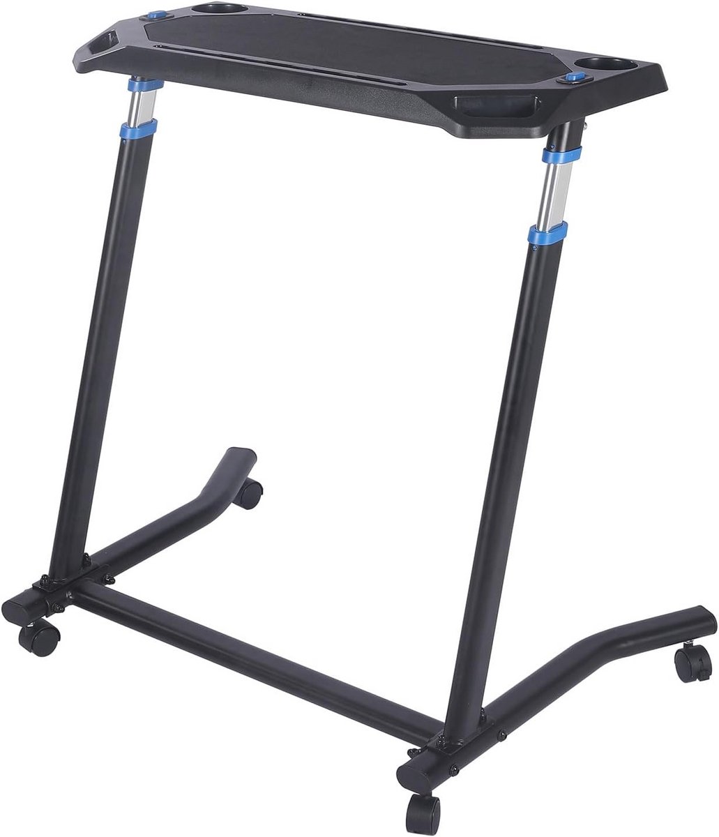 Mobiel Opvouwbaar Fietsenbureau - Multifunctioneel Fietstrainer en Loopbandbureau