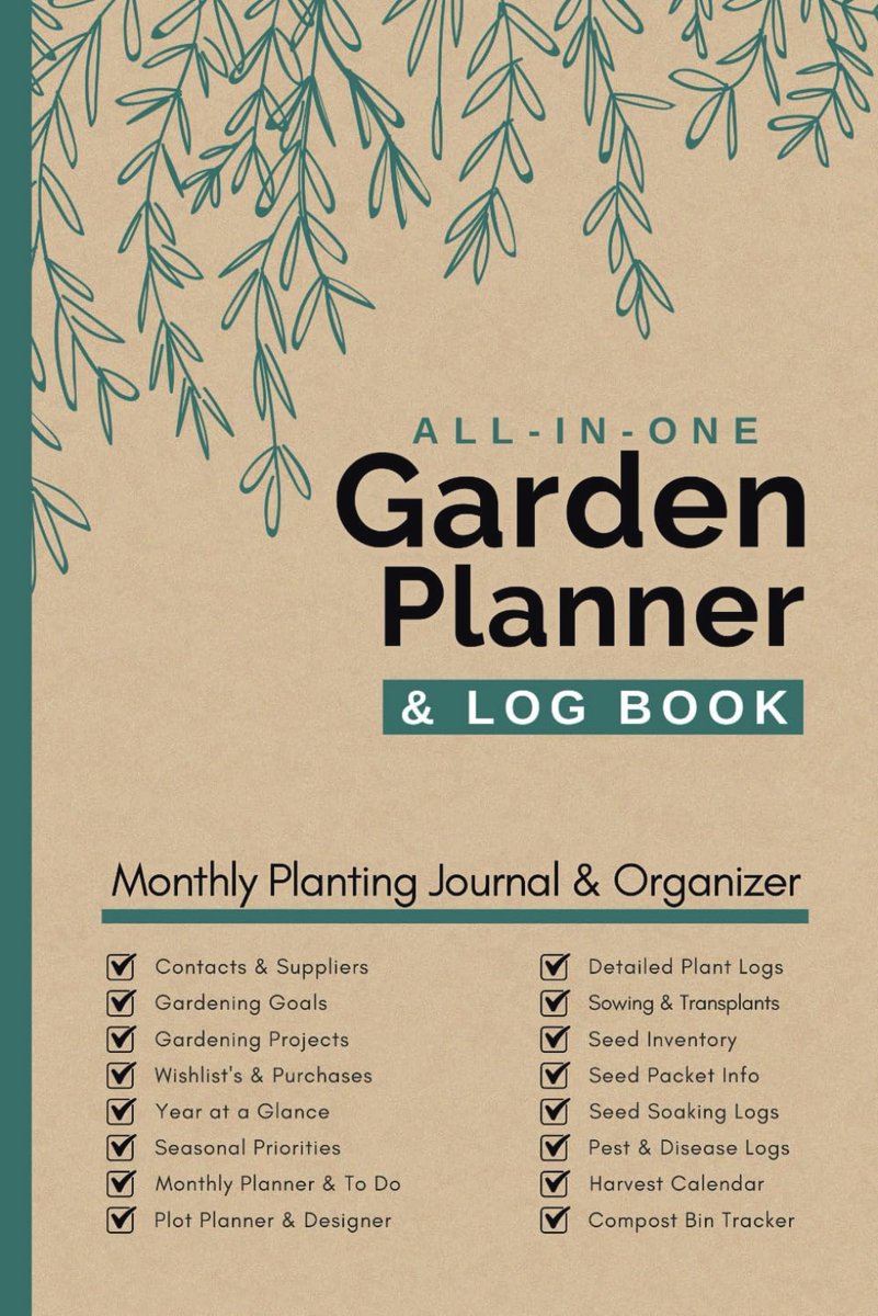 Complete Tuinplanner en Logboek - Tuinieren Organiseren met Maandelijkse Taken, Seizoensplannen en Plantprofielen