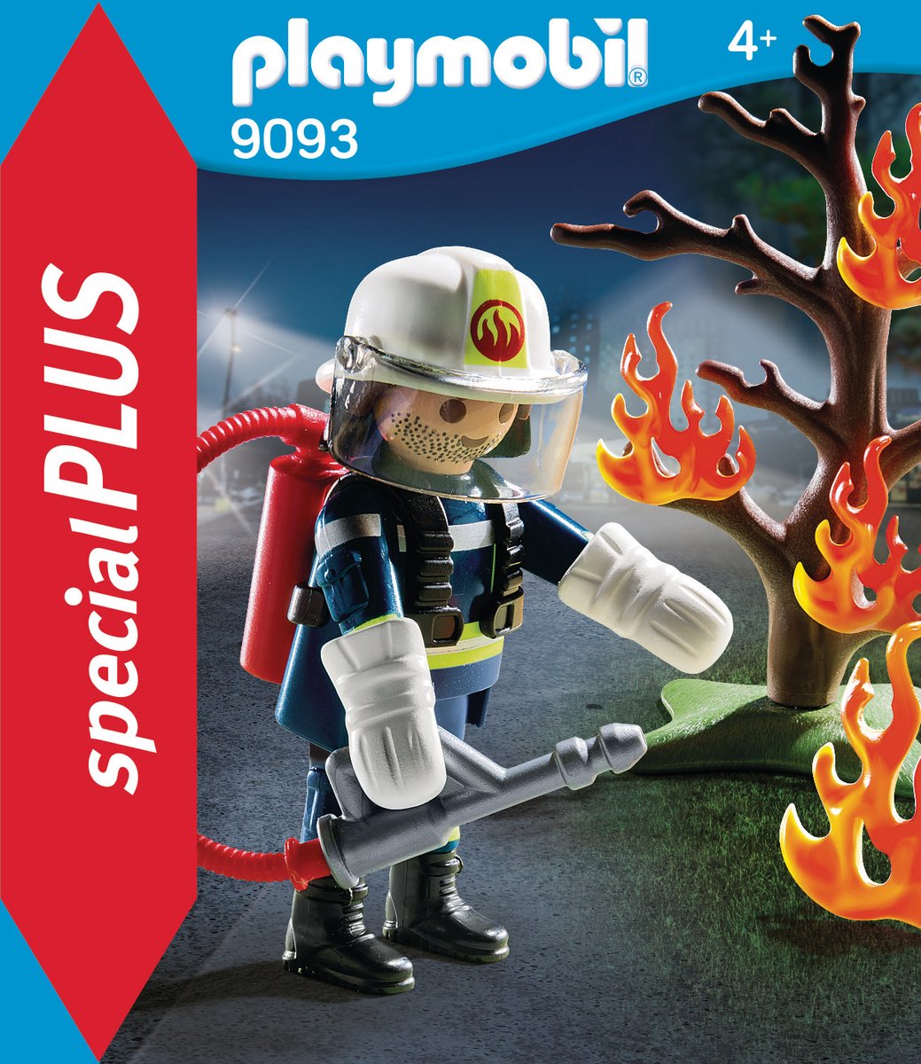Playmobil - Brandweerman met Brandende Boom (9093) — afbeelding 5