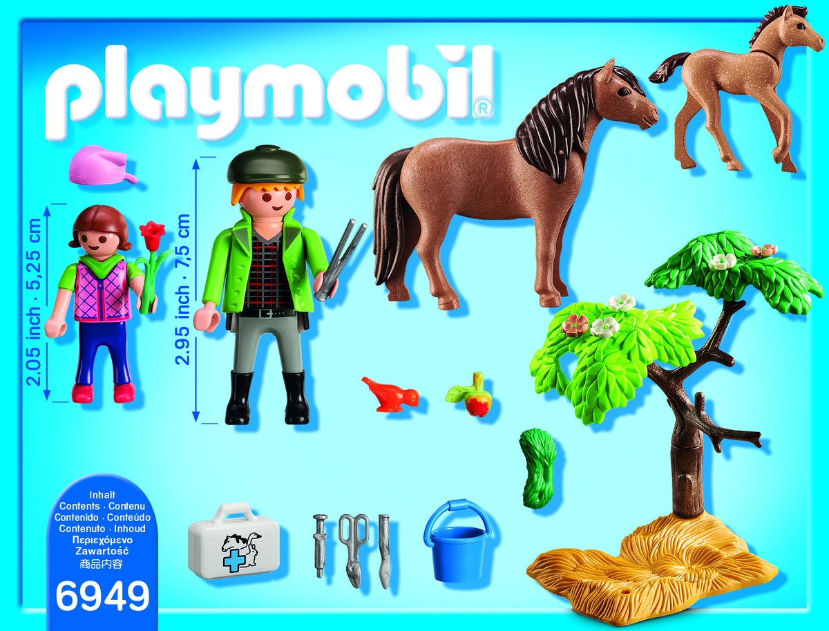 PLAYMOBIL Dierenarts met pony's - 6949 — afbeelding 7