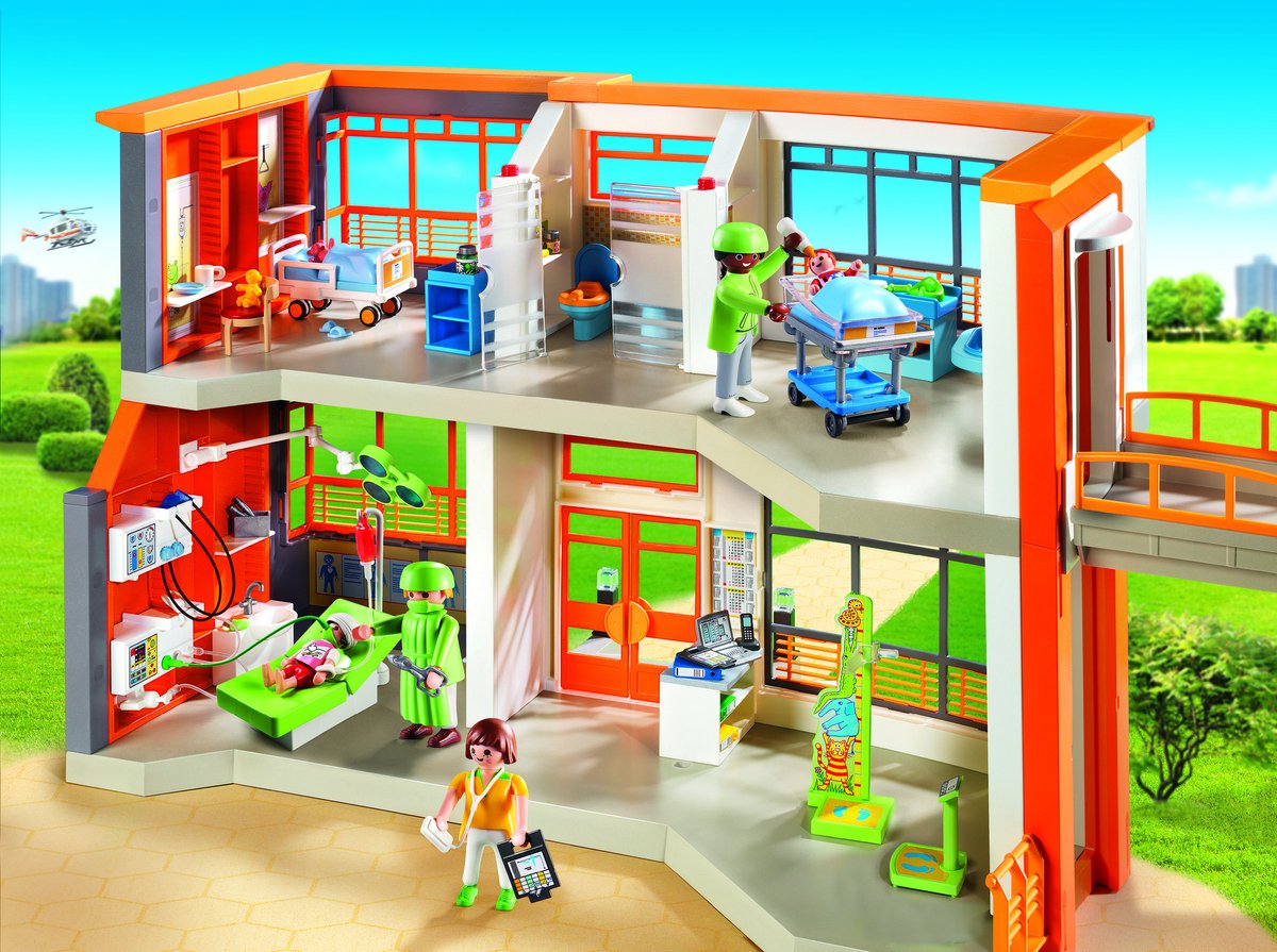 PLAYMOBIL City Life Compleet ingericht kinderziekenhuis - 6657 — afbeelding 2