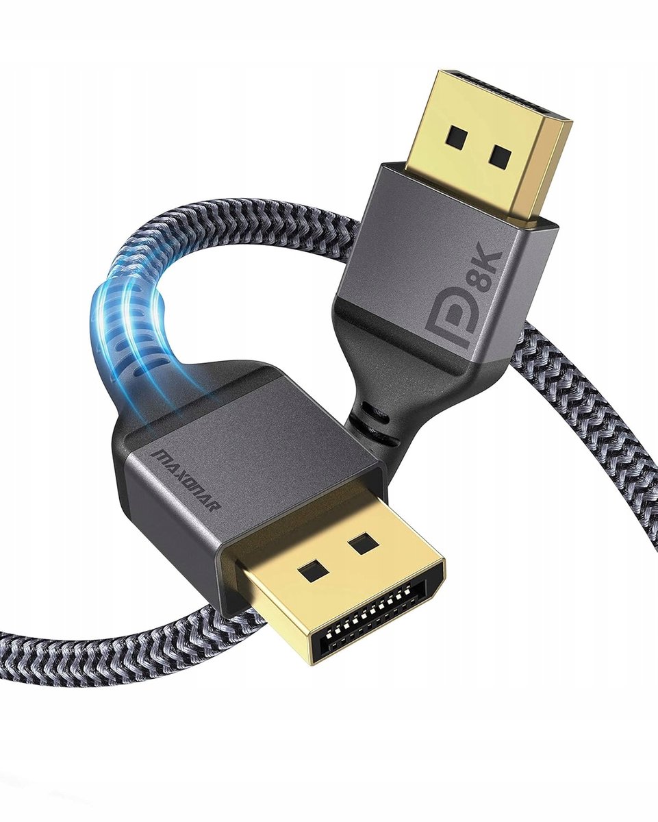 DisplayPort 1.4 Kabel 8K 60Hz 150cm - Premium Kwaliteit