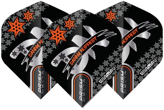 Winmau Prism Delta Danny Noppert Black - Dart Flights van Winmau — afbeelding 4
