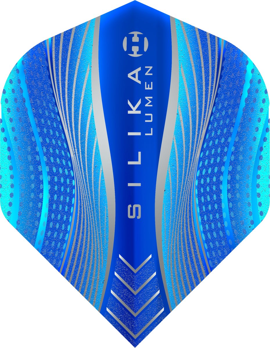 Harrows Silika Lumen NO2 Blue Tough Crystalline Coated - Dart Flights
