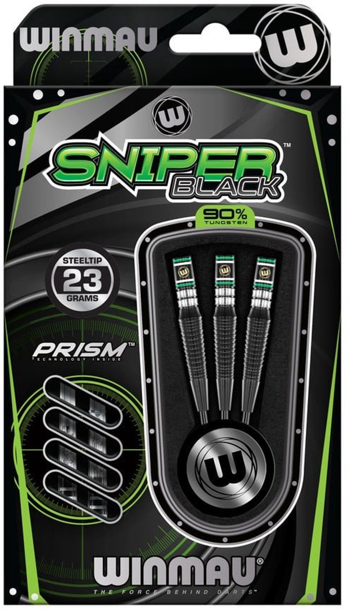 Winmau Sniper Black V2 90% - Dartpijlen van Winmau — afbeelding 2
