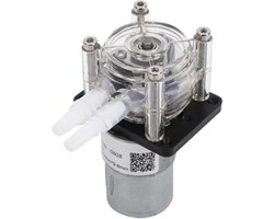 Peristaltische Pomp - Drukpomp met Drie Rollen - Grote Doorstroom - Dosering - Geared Motor - Druppelmeter - Tubuskop voor Aquarium en Laboratorium - Chemische Analytische Kwantitatieve (12V)