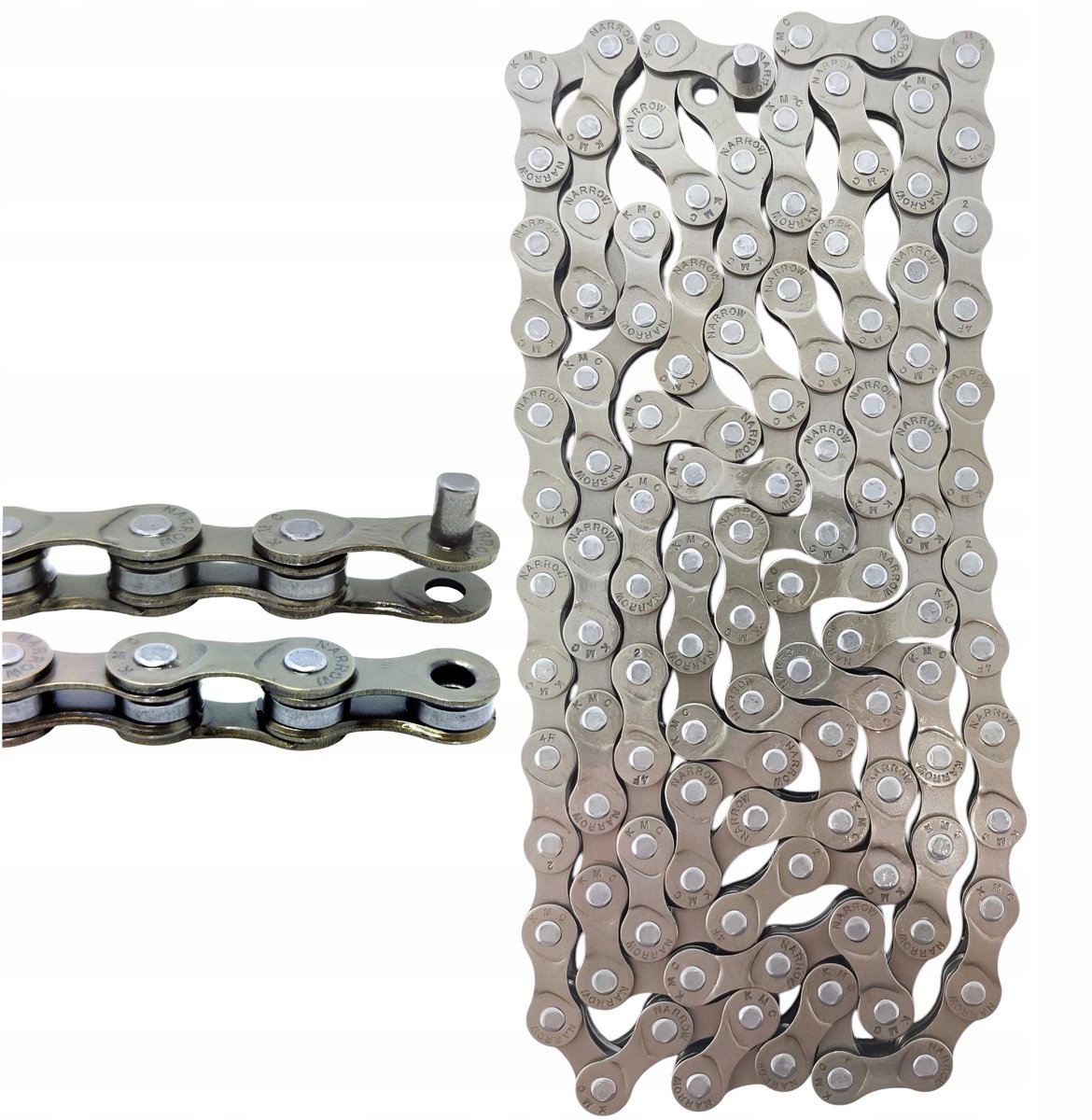 KMC HV700 Fietsketting 7/8-Speed ​​Grijsbruin 114 Schakels