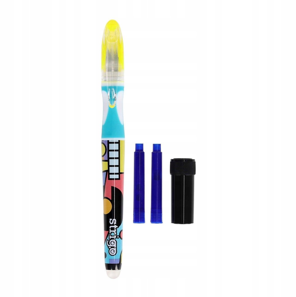 Strigo Pop Art Vulpen voor Kinderen - Leren Schrijven, Uitwisbaar