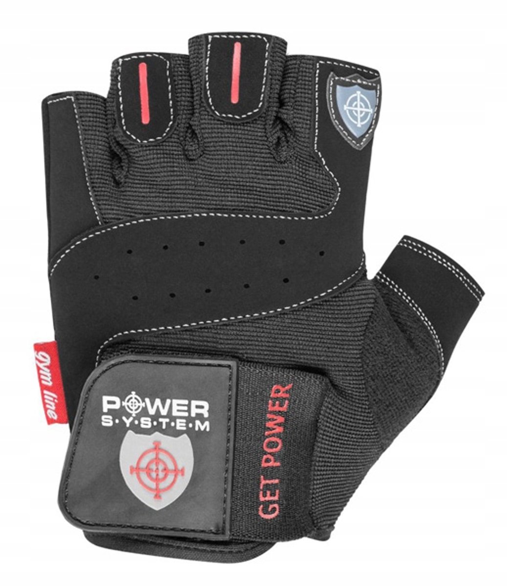 Power-System Fitnesshandschoenen Get Power XXL - Zwart