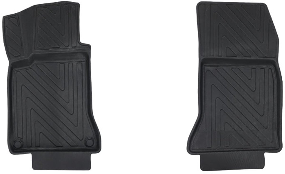 Rubbermatten Mercedes A-klasse W176 2012-2018 (voorset) - Premium carbonlook