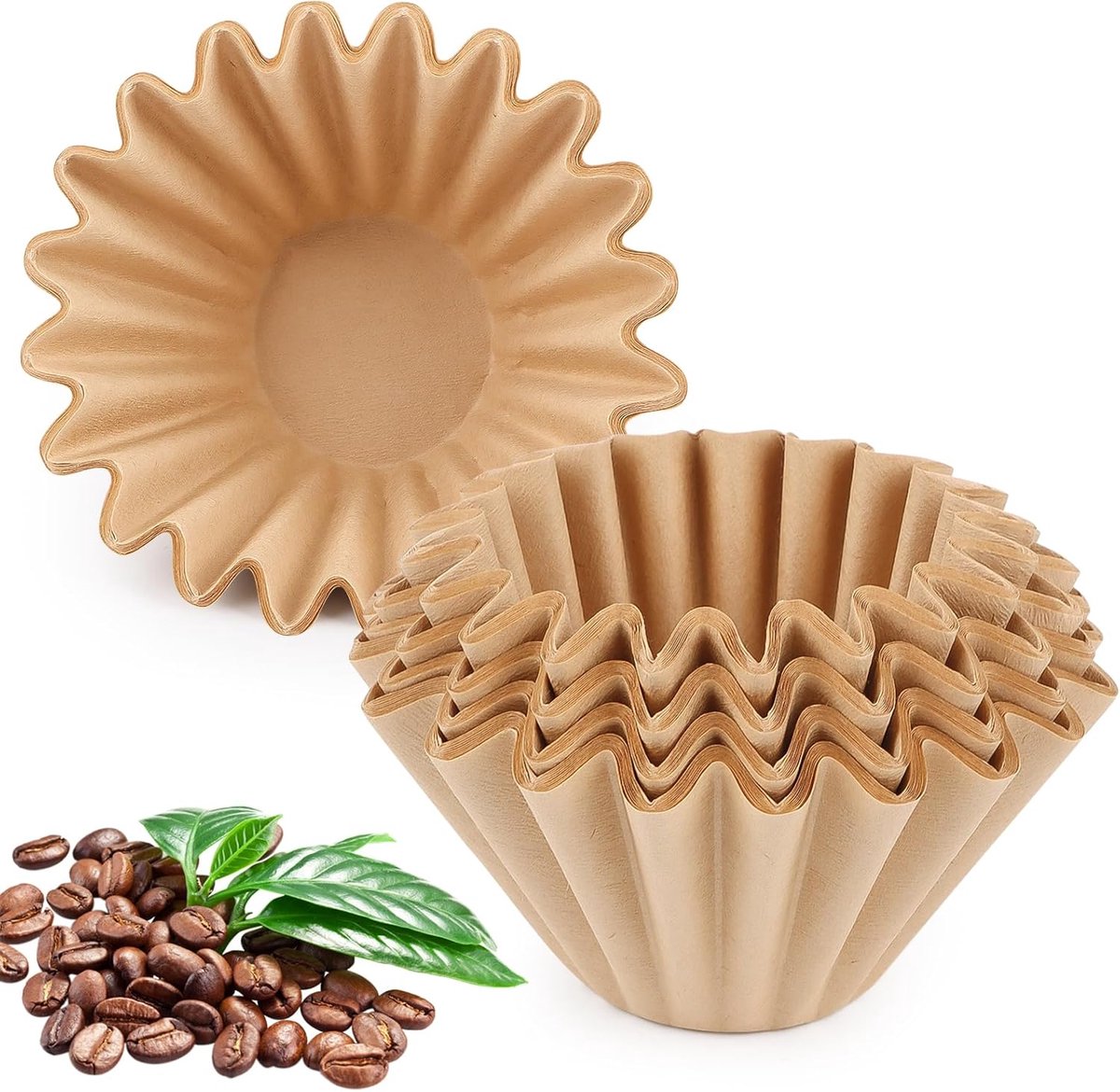 Basket Filter - Coffee Filter - 100 Pieces - 80/200 mm - Paper Filter voor Koffiemachine