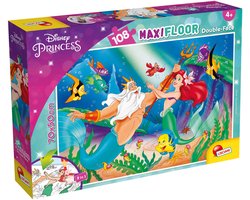 Lisciani disney puzzle df maxi floor 108 the little mermaid