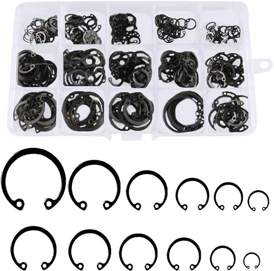 Large Retainer Rings Retaining rings set - 225 pieces retaining rings assortment - internal ...