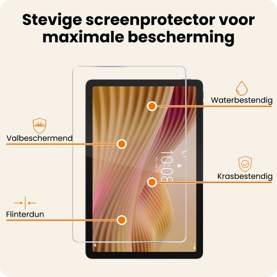Zeer sterke screenprotector, waterbestendig, valbeschermend, krasbestendig en flinterdun.