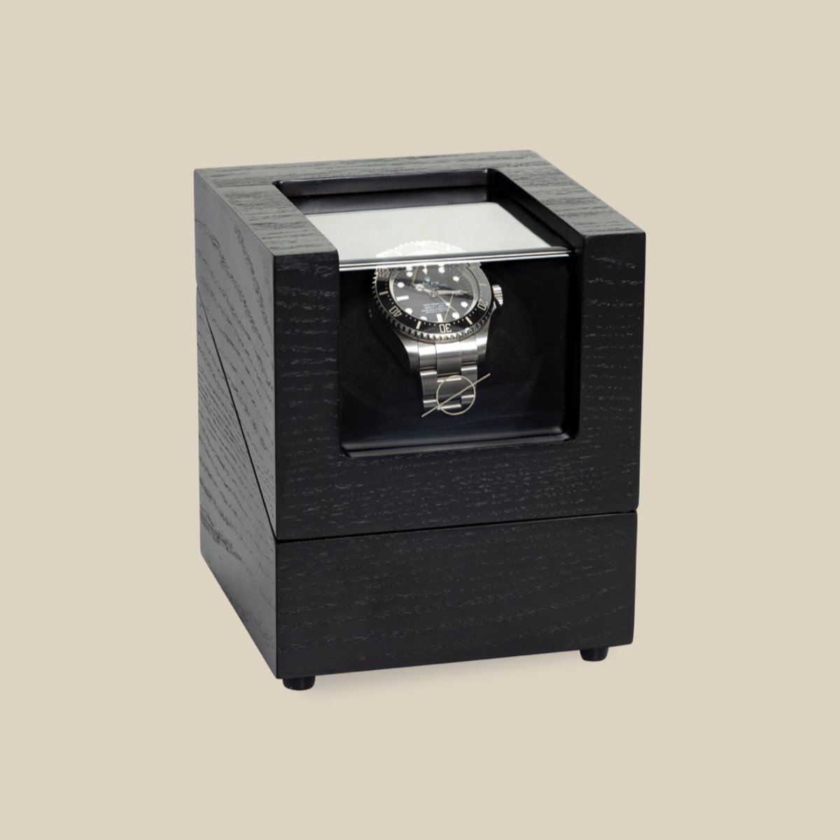 Roogs watchwinder voor 1 automatische horloge - Zwart