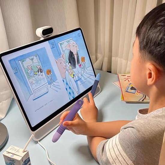 Verpakking met 2 capacitieve siliconen pennen, touchscreen pennen voor kinderen, geschikt voor capacitieve schermen in het voorschoolse onderwijs etc. — afbeelding 2