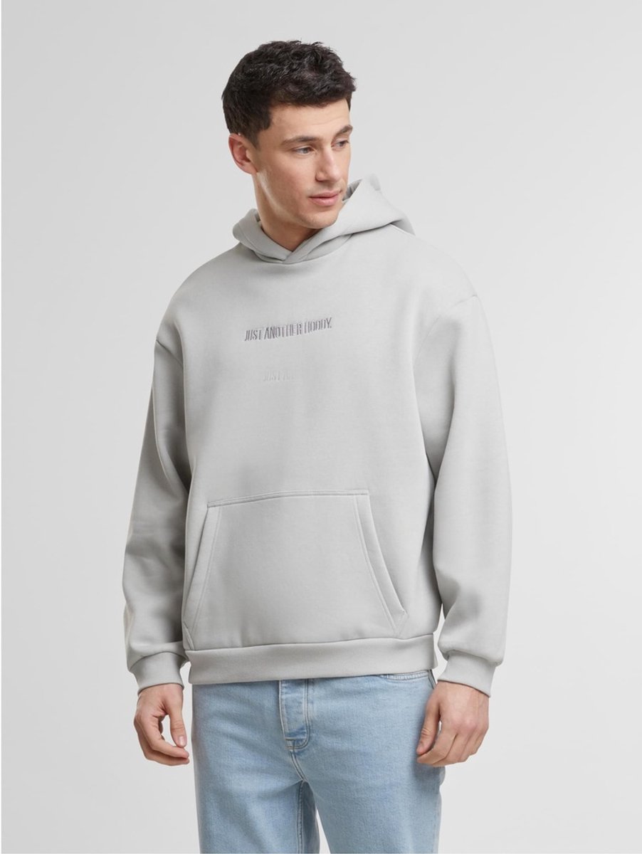Mister Tee Just Another Emb Hoody Lightasphalt-2XL Light Asphalt