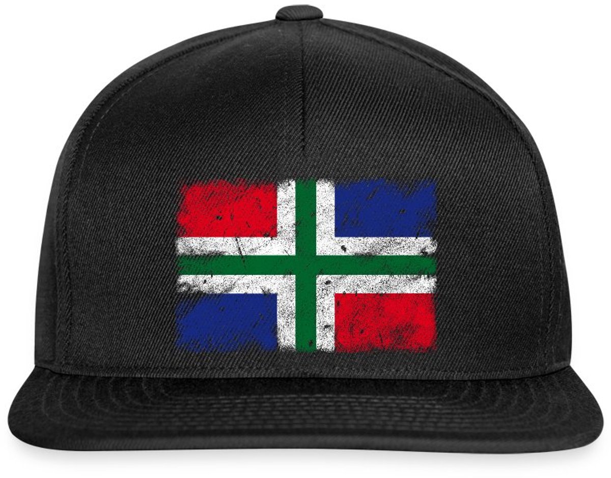 Groningen Flag Met Hollandse Snapback cap