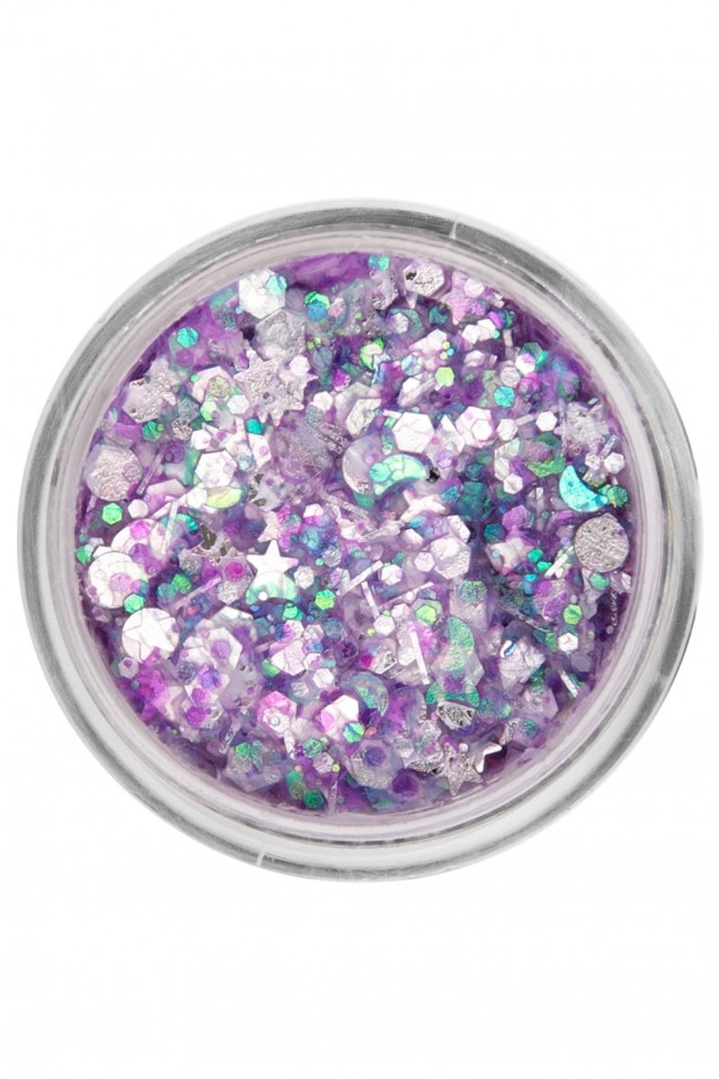 PXP Professional Colours Pressed Chunky Glitter Cream - Wax - Purple Candy