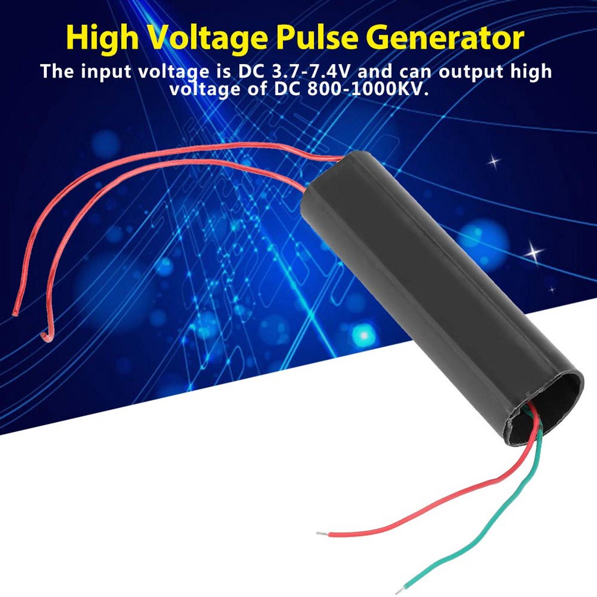 Hoogspanningsmodule Generator DC 3.7-7.4V tot 1000KV Boost Step Up Inverter