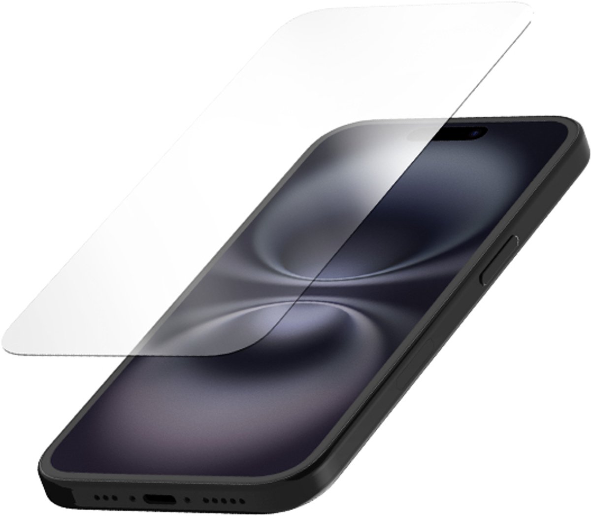 Quad Lock Tempered Glass Screen Protector Doorzichtige schermbeschermer Apple 1 stuk(s)
