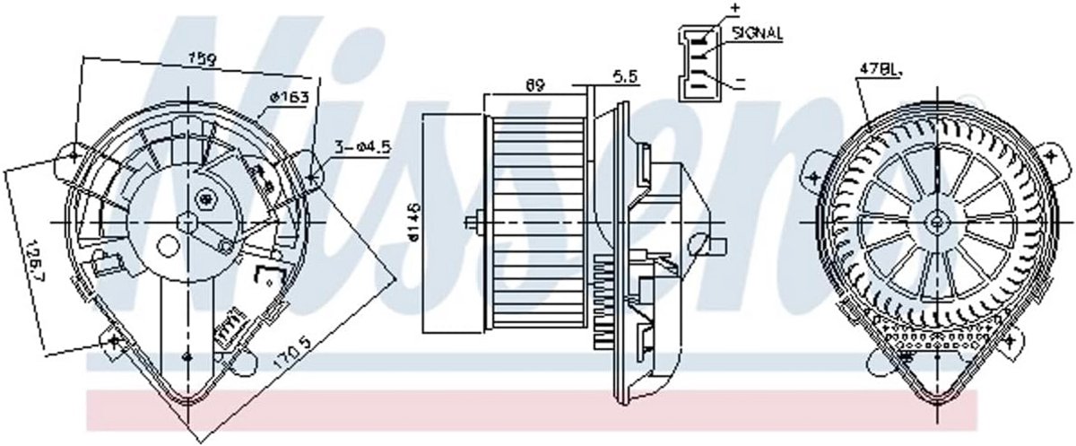Verwarmingselement Interieurkachel Voor Auto Met Airconditioning