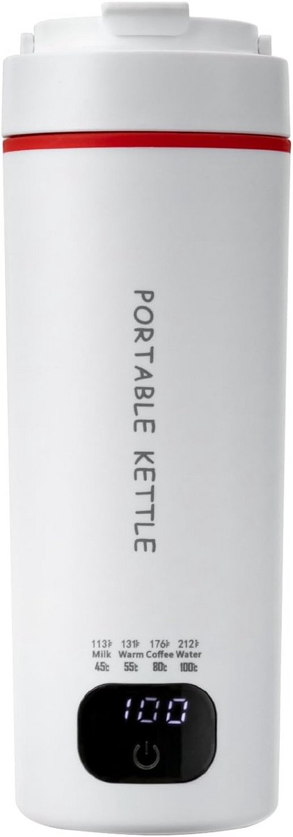 Compacte RVS Reiswaterkoker 450 ml - Snel Koken en Temperatuur Behoud