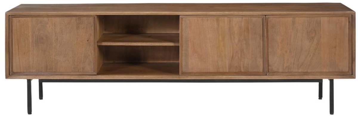 Livingfurn - Ravenstein tv-meubel 180 cm - bruin
