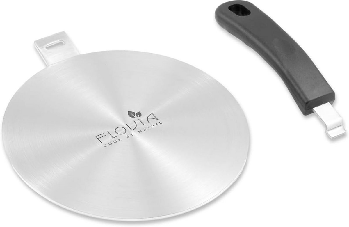 Inductie Adapterplaat Warmteverspreider 20 cm met Afneembare Steel
