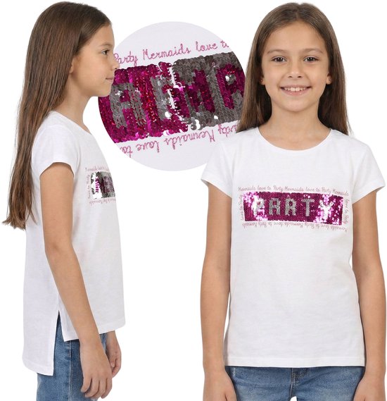 Basic wit shirt met lange mouwen voor kinderen
