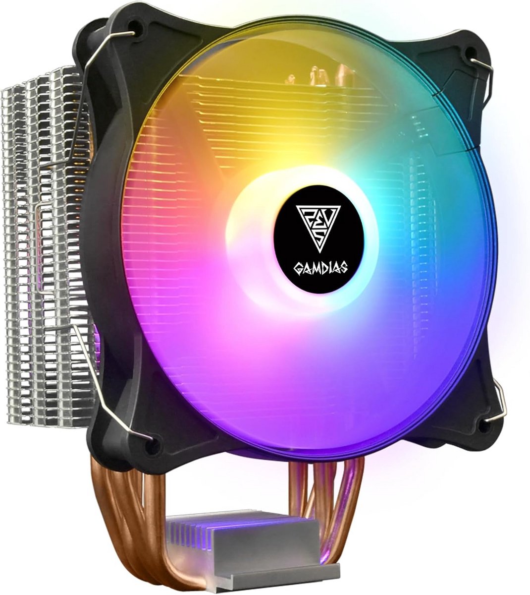Krachtige Koeler PC Processor met RGB Verlichting - Stil en Efficiënt