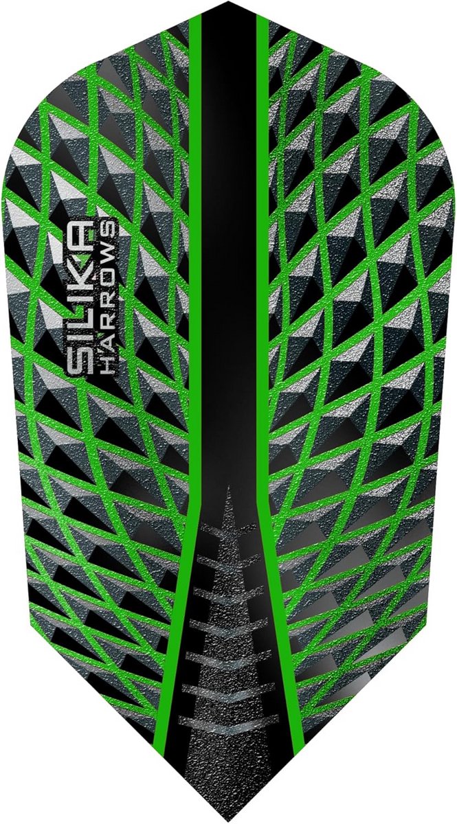 Dartflights Slim Groen - Extra Sterk 100 Micron Dartpijlen Accessoires