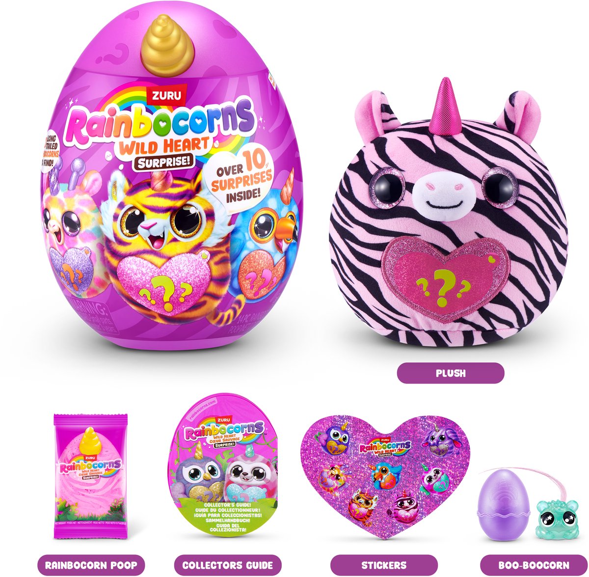 Rainbocorns Wild Heart Surprise (Zebra)