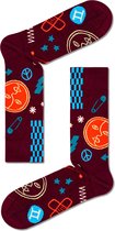 Happy Socks - Chaussettes homme - Signe du zodiaque - Gemini - Gémeaux - Violet - Taille 41-46