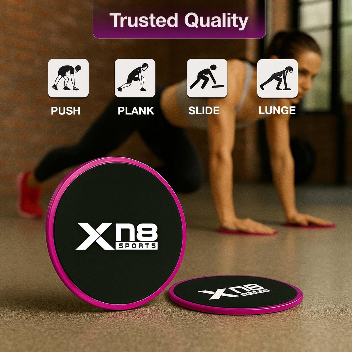 Dubbele Oefening Discs Core Workout - afbeelding 2