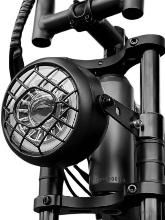 IKZILIGHT Bulls-Eye fatbike koplamp - Zwart — afbeelding 2