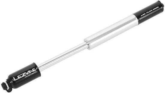 Lezyne Alloy Drive - Mountainbike handpomp - ABS Flex Hose met Valve Core Tool - Medium - Zwart/Zilver van Lezyne — afbeelding 3