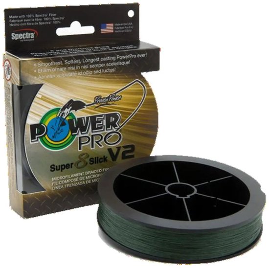 Power Pro Super 8 Slick V2 Gevlochten Vislijn 135 M Groen 0.280 mm van Power Pro — afbeelding 3